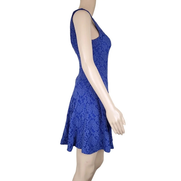 Love, Fire Floral Lace Fit Flare Dress - Picture 3 of 5